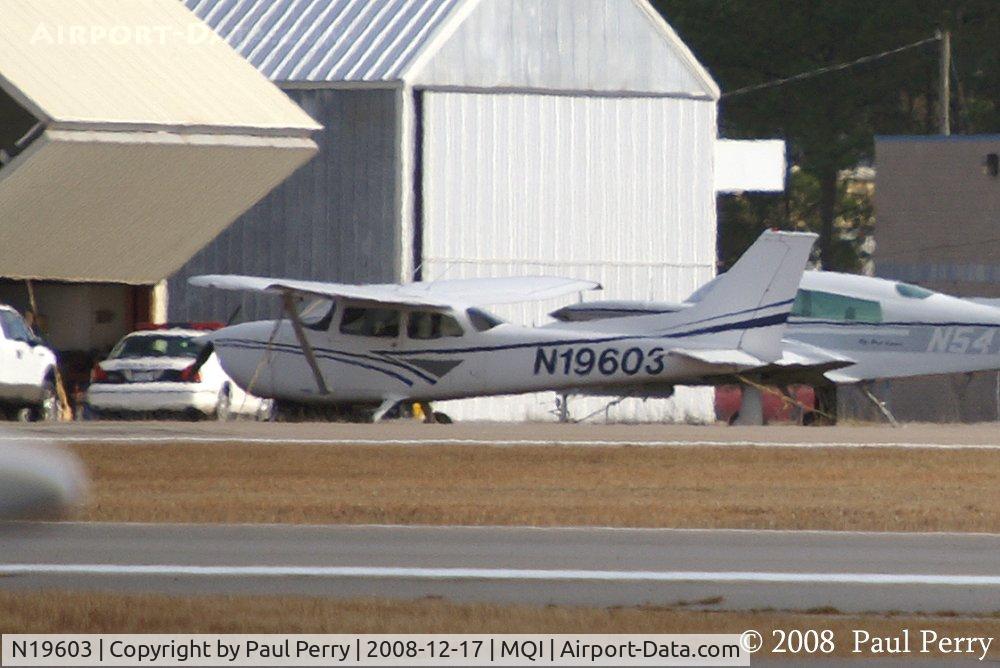 N19603, 1972 Cessna 172L C/N 17260603, Parked across the field from the Terminal