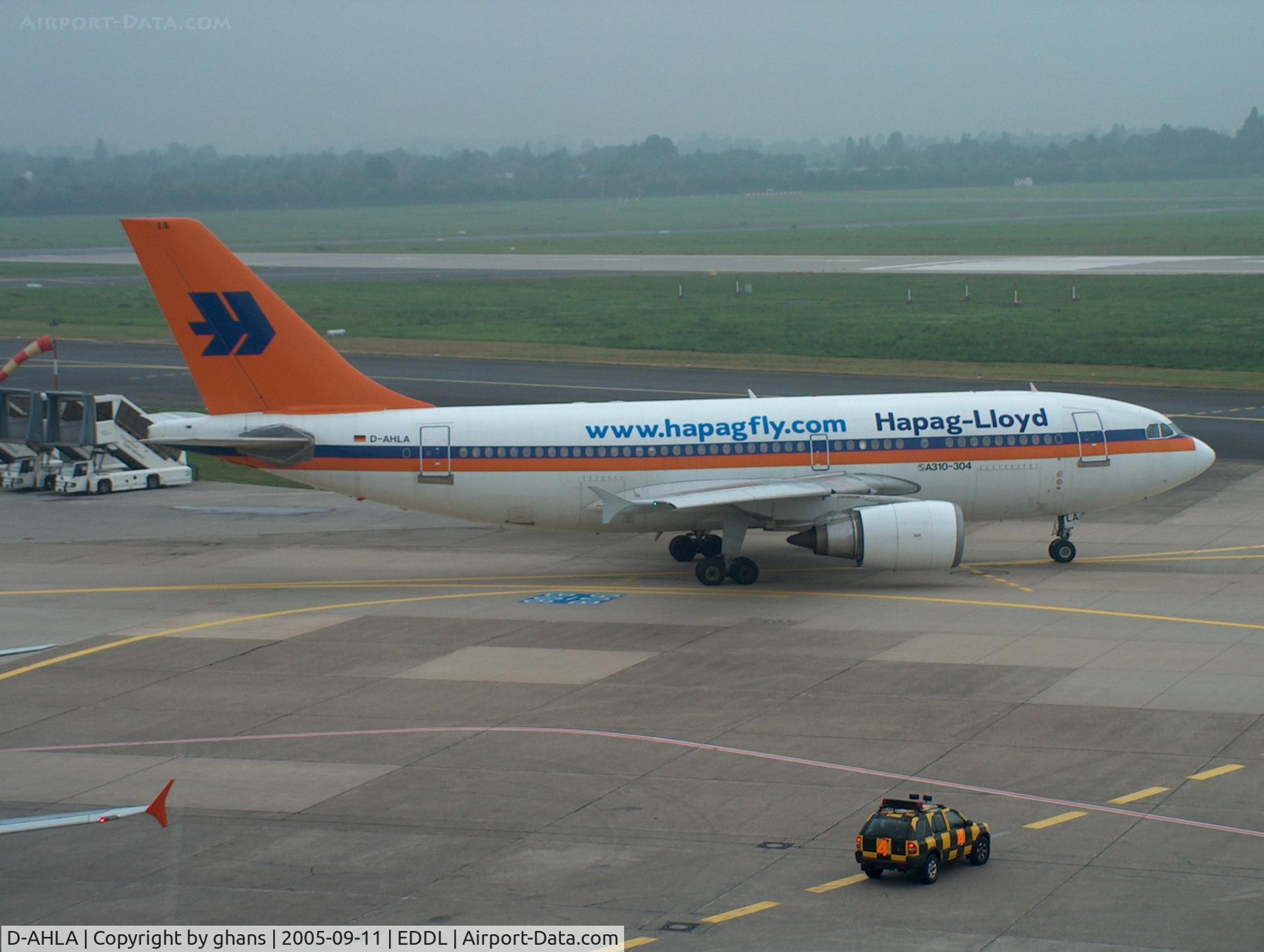 D-AHLA, 1989 Airbus A310-304 C/N 520, Still in old Hapag colors