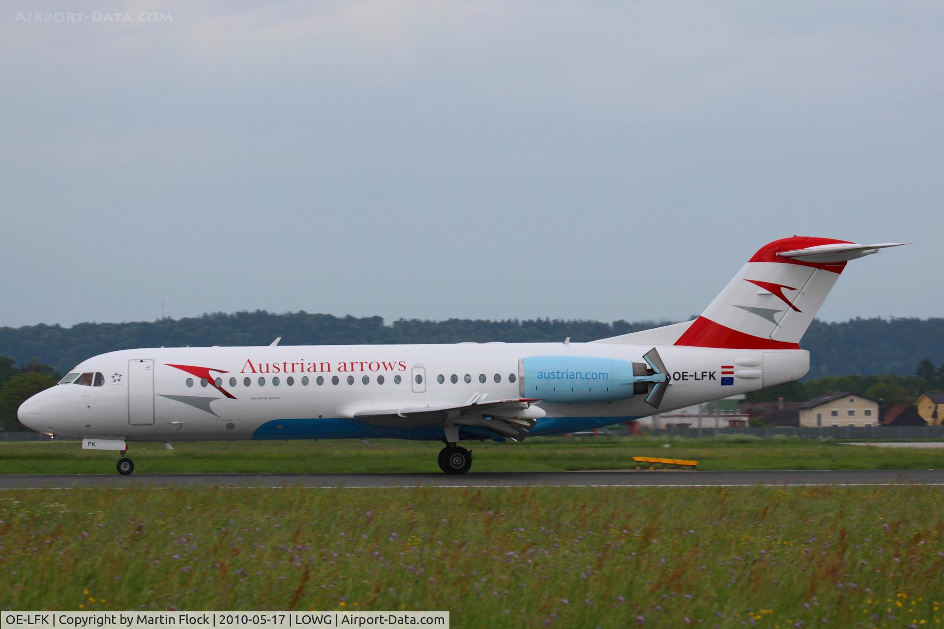 OE-LFK, 1995 Fokker 70 (F-28-0070) C/N 11555, .