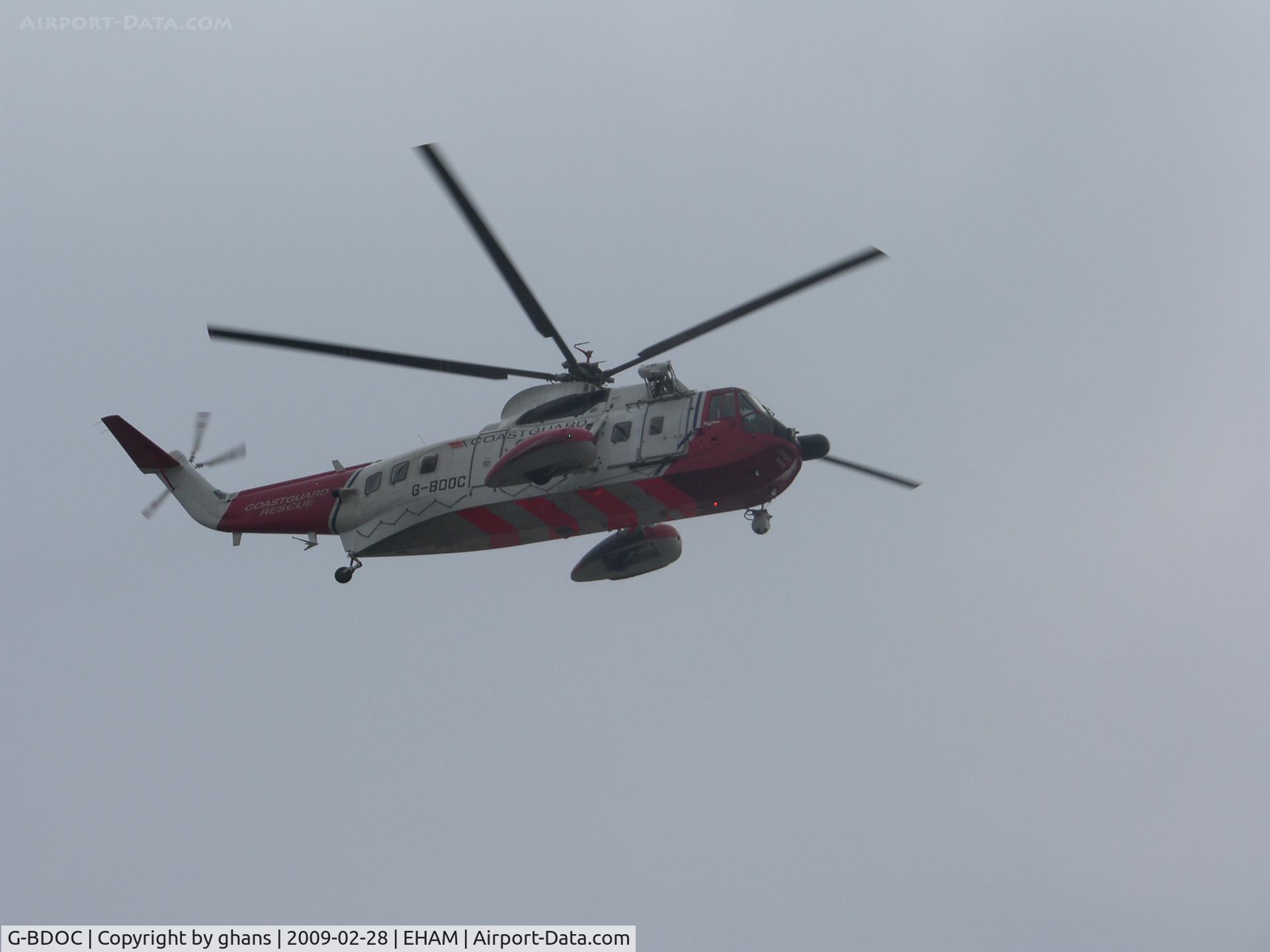 G-BDOC, 1976 Sikorsky S-61N C/N 61765, CoastGuard Rescue