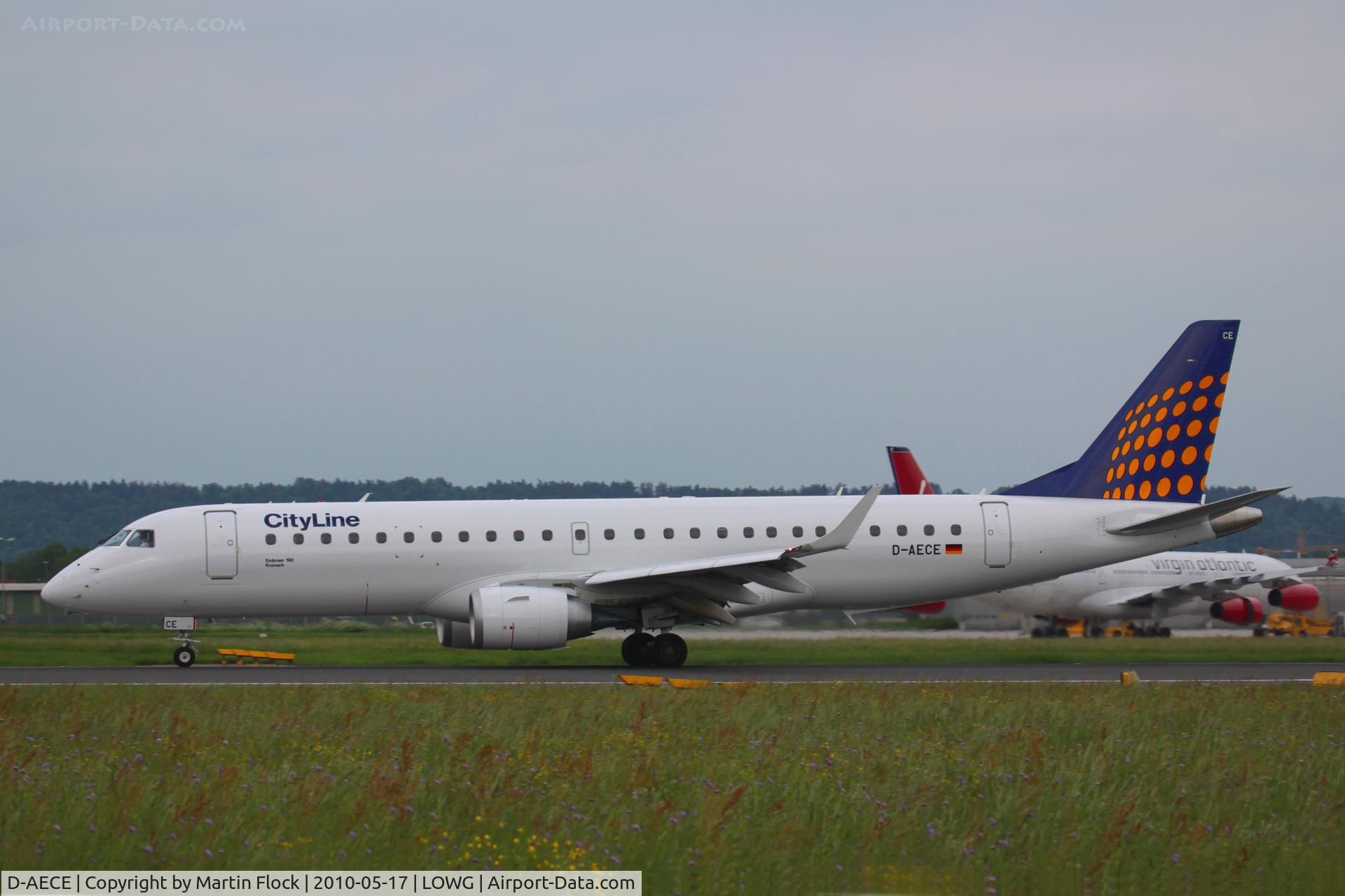 D-AECE, 2010 Embraer 190LR (ERJ-190-100LR) C/N 19000341, .