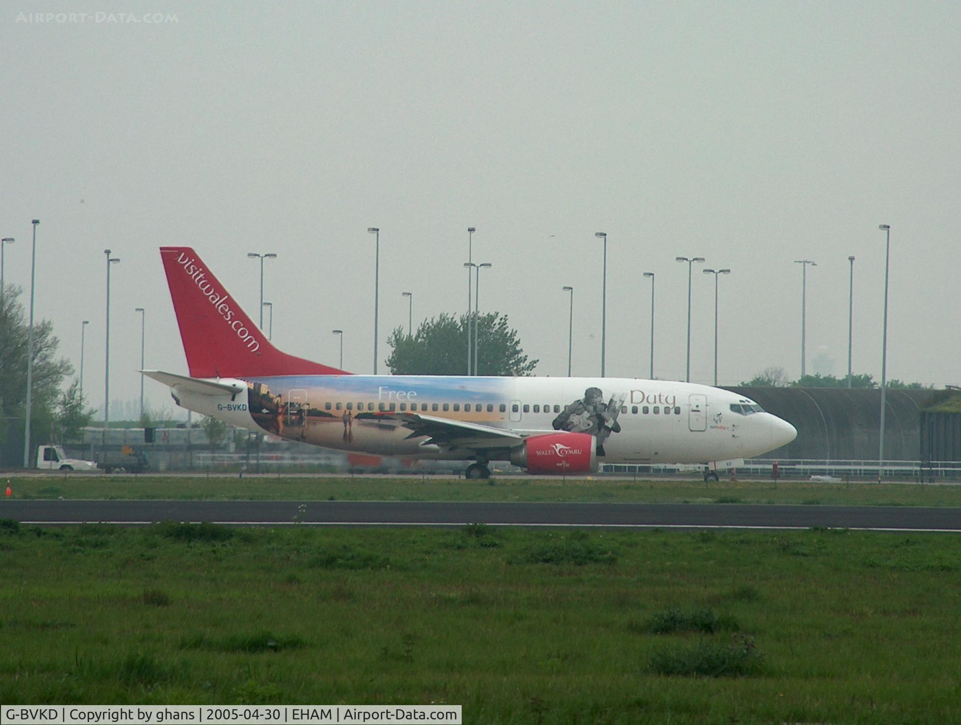 G-BVKD, 1992 Boeing 737-59D C/N 26421, Visit Wales