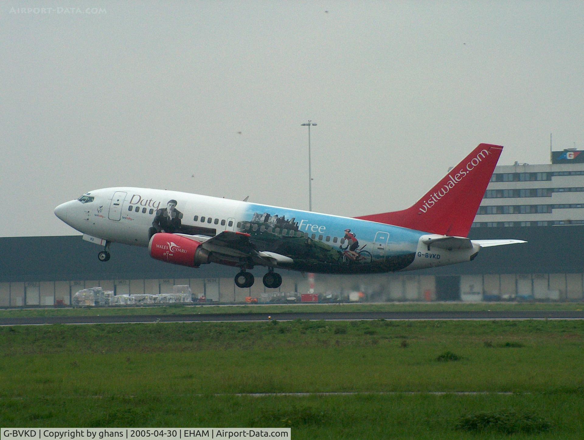 G-BVKD, 1992 Boeing 737-59D C/N 26421, Visit Wales