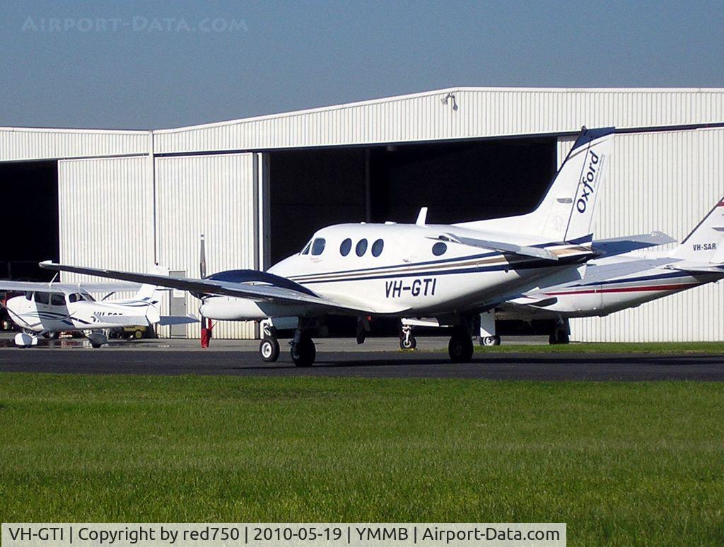 VH-GTI, 2008 Hawker Beechcraft C90GTi King Air C/N LJ-1874, Kingair C90 operated by an aviation academy, at Moorabbin