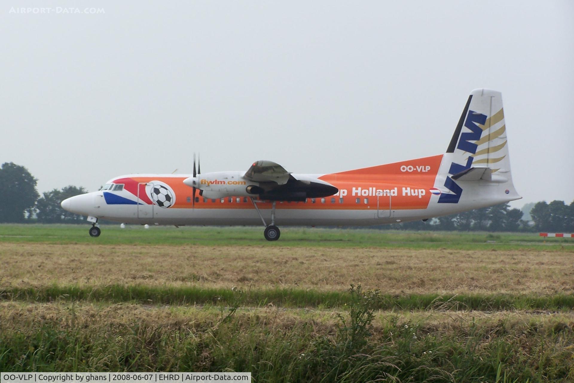 OO-VLP, 1991 Fokker 50 C/N 20209, EK Football 2008