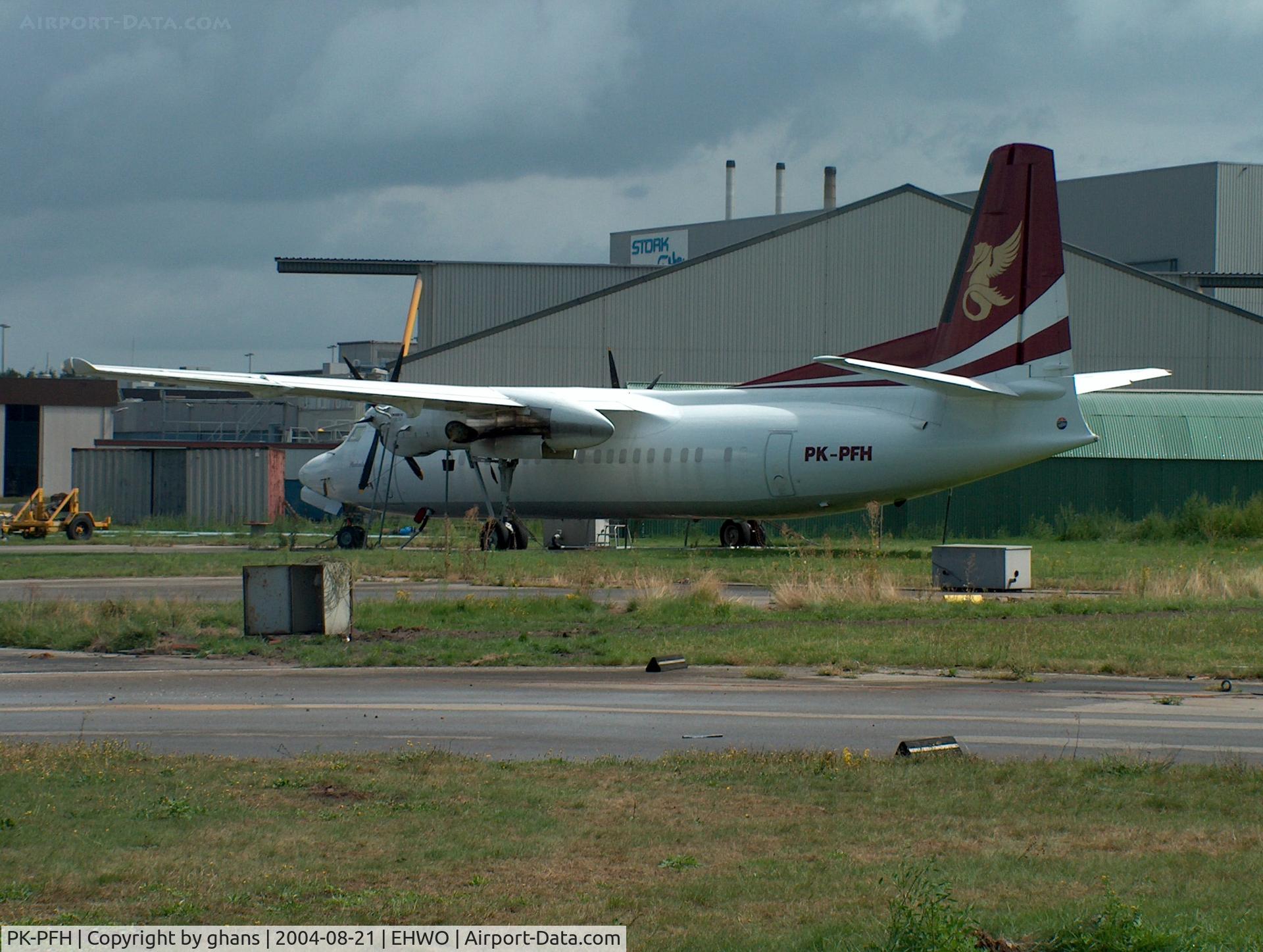 PK-PFH, 1991 Fokker 50 C/N 20237, Waiting its faith