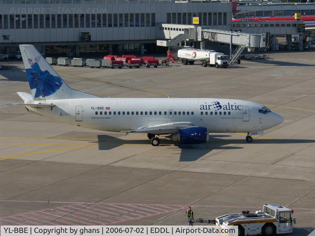YL-BBE, 1998 Boeing 737-53S C/N 29073, Dancing girl in blue dress
