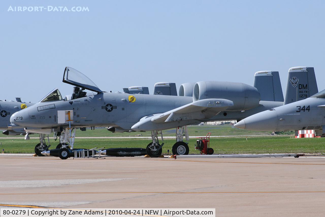 80-0279, 1980 Fairchild Republic A-10C Thunderbolt II C/N A10-0629, At the 2010 NAS-JRB Fort Worth Airshow