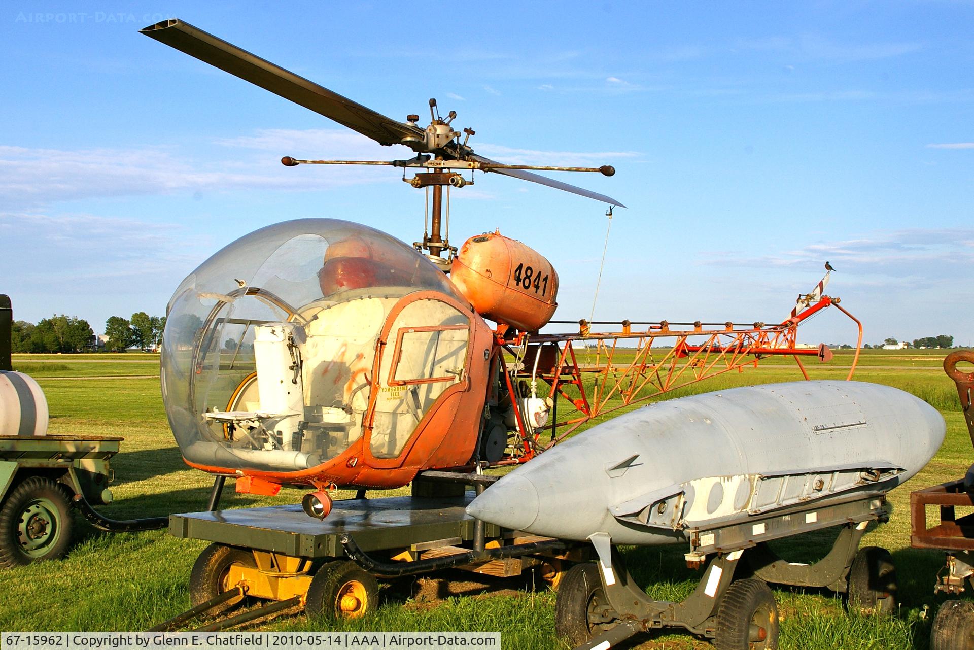 67-15962, 1967 Bell TH-13T Sioux C/N 3681, At the Heritage in Flight Museum