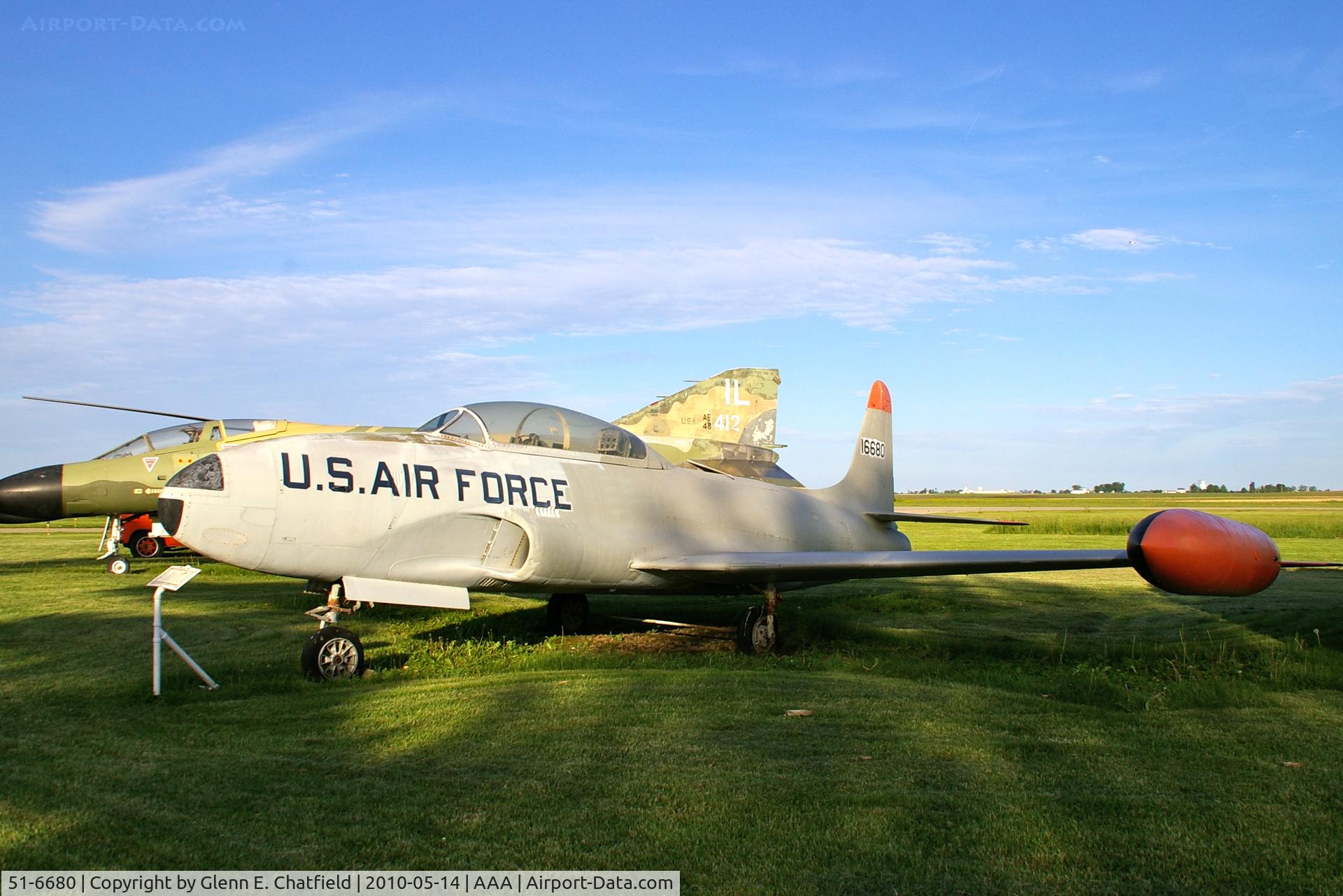 51-6680, 1951 Lockheed T-33A Shooting Star C/N 580-6012, At the Heritage in Flight Museum
