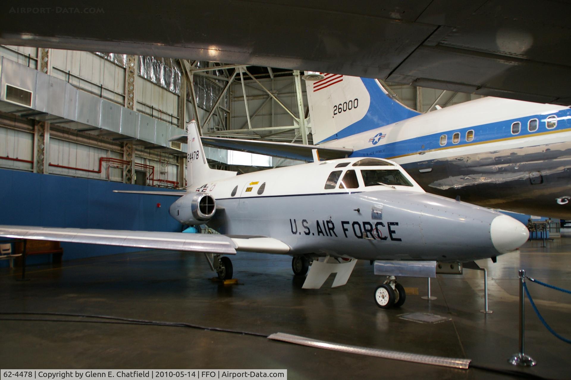 62-4478, 1962 North American T-39A Sabreliner Sabreliner C/N 276-31, At the National Museum of the USAF