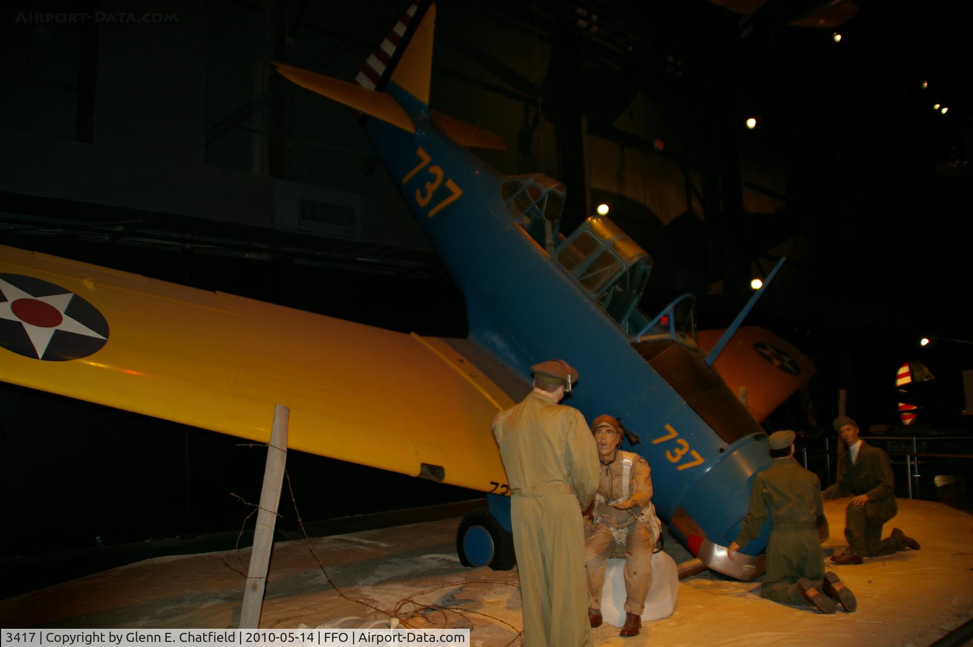 3417, North American NA-64 Yale C/N 64-2168, At the National Museum of the USAF