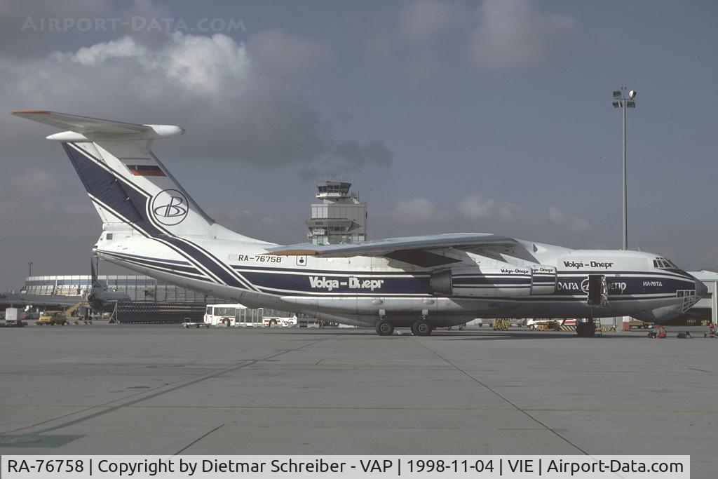 RA-76758, 1986 Ilyushin IL-76TD C/N 0073474203, volga Dnepr Iljuschin 76