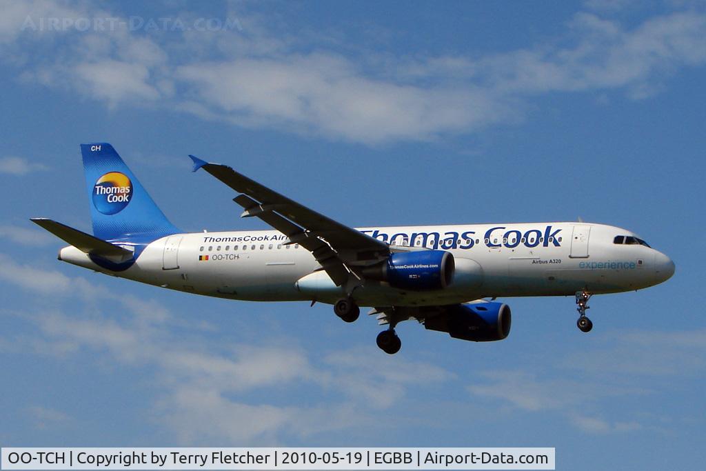 OO-TCH, 2003 Airbus A320-214 C/N 1929, Thos Cook Belgium A320 on charter into Birmingham