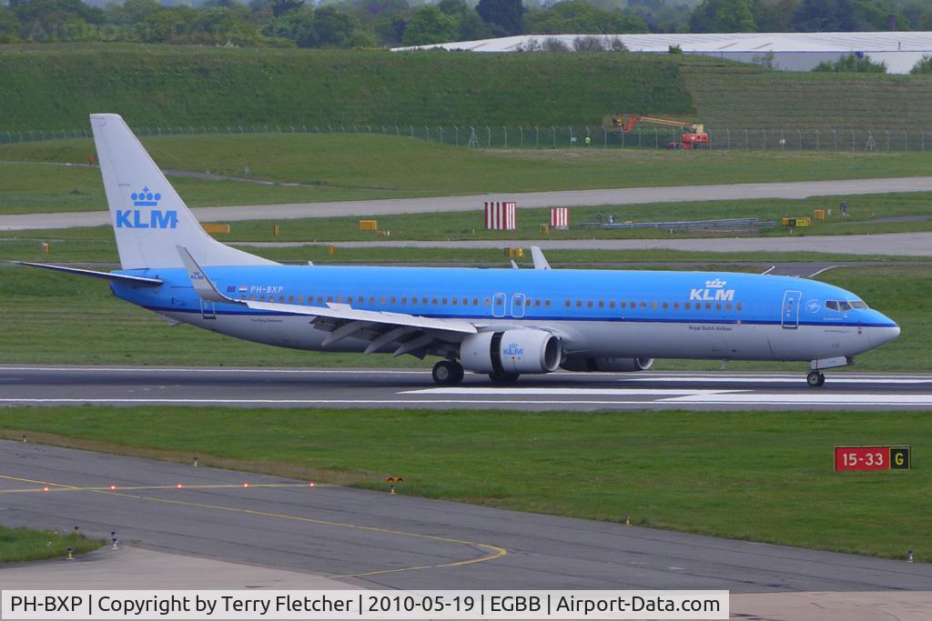 PH-BXP, 2001 Boeing 737-9K2 C/N 29600, KLM B737 -900 Series landing at Birmingham