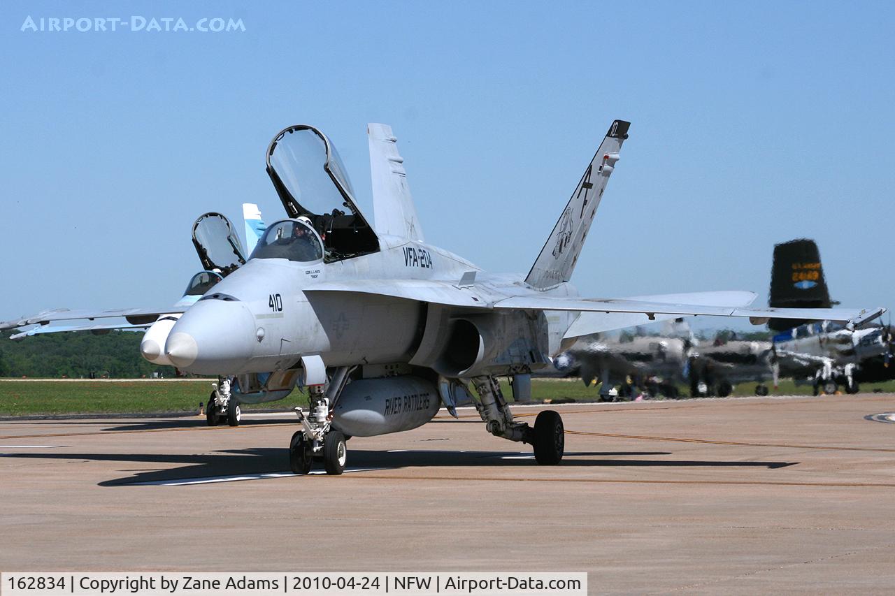 162834, McDonnell Douglas F/A-18A Hornet C/N 0351, At the 2010 NAS-JRB Fort Worth Airshow