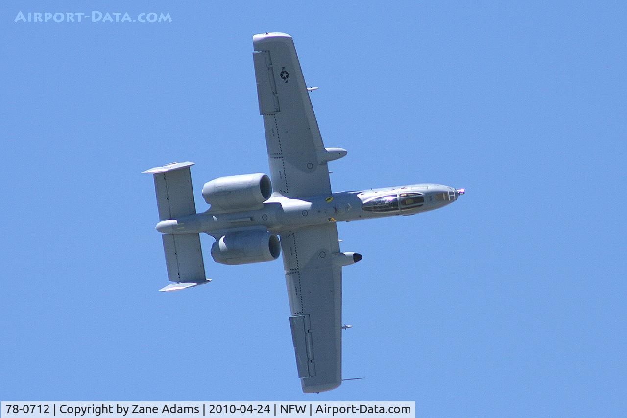78-0712, 1978 Fairchild Republic A-10C Thunderbolt II C/N A10-0332, At the 2010 NAS-JRB Fort Worth Airshow