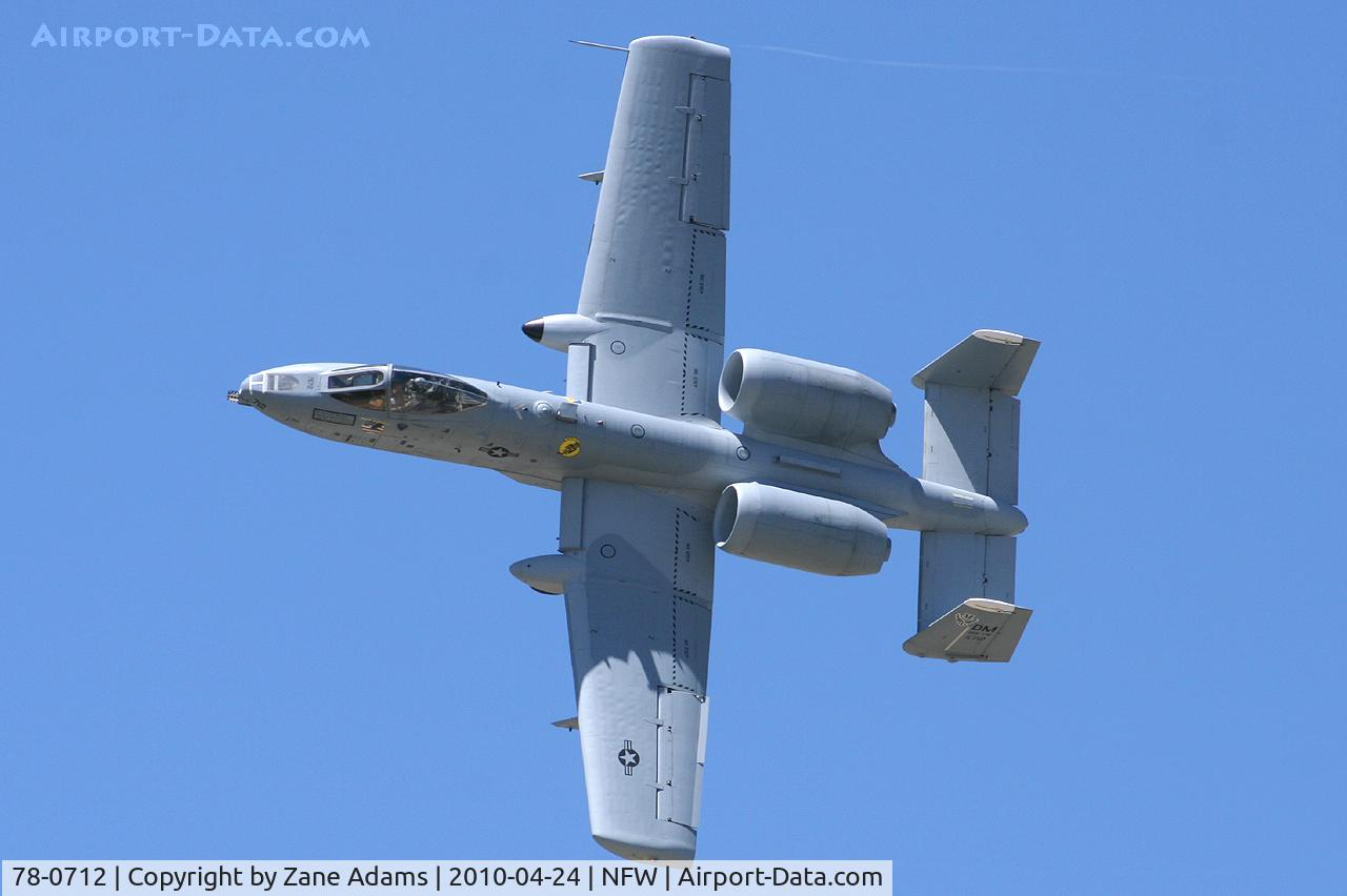 78-0712, 1978 Fairchild Republic A-10C Thunderbolt II C/N A10-0332, At the 2010 NAS-JRB Fort Worth Airshow