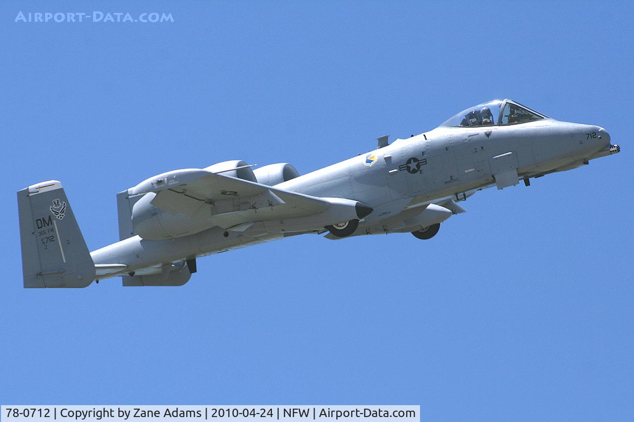 78-0712, 1978 Fairchild Republic A-10C Thunderbolt II C/N A10-0332, At the 2010 NAS-JRB Fort Worth Airshow