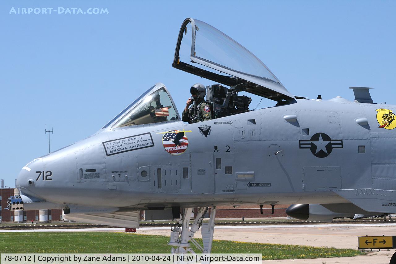 78-0712, 1978 Fairchild Republic A-10C Thunderbolt II C/N A10-0332, At the 2010 NAS-JRB Fort Worth Airshow