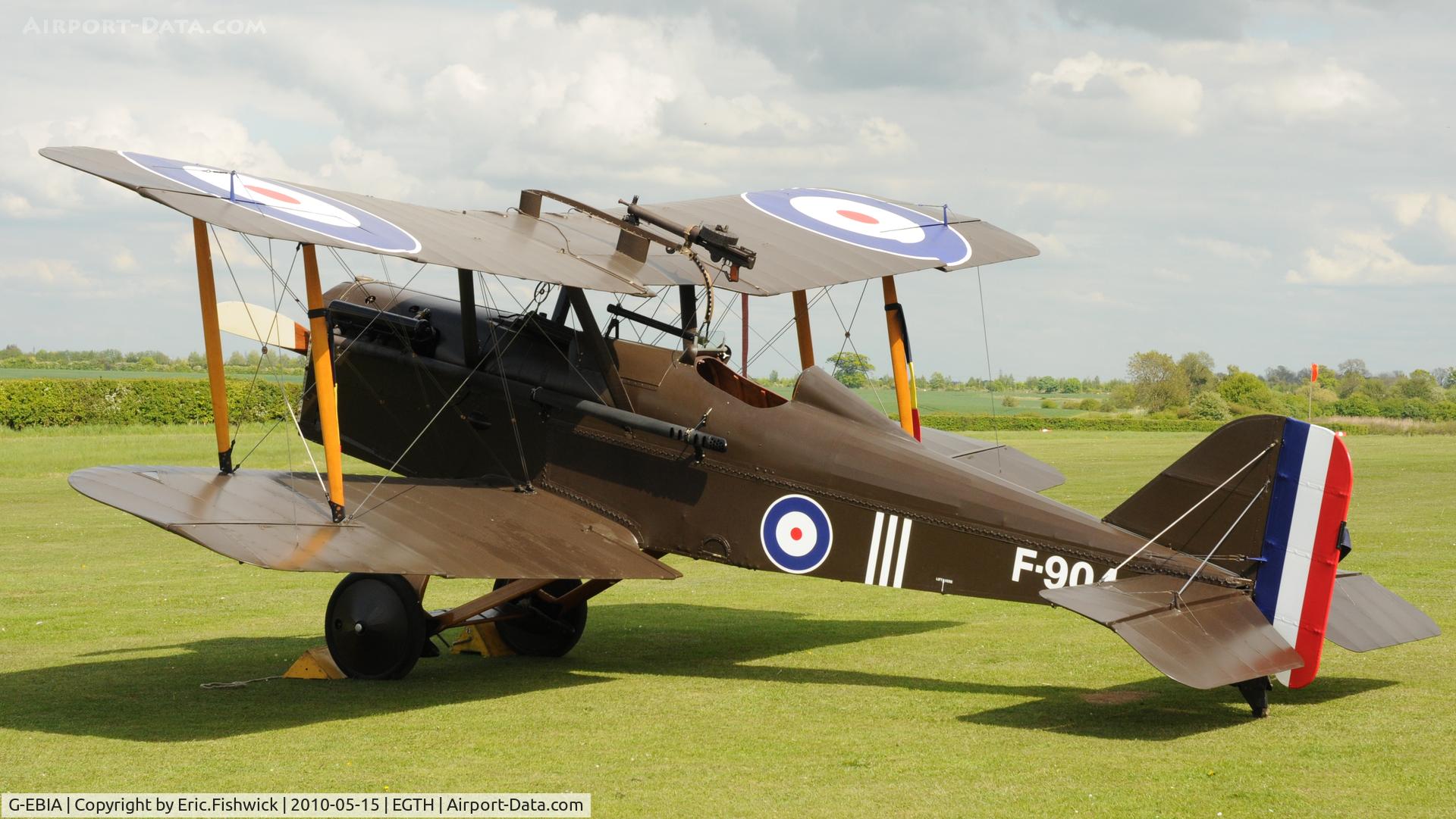 G-EBIA, 1918 Royal Aircraft Factory SE-5A C/N 654/2404, 1. G-EBIA at Shuttleworth May Sunset Air Display