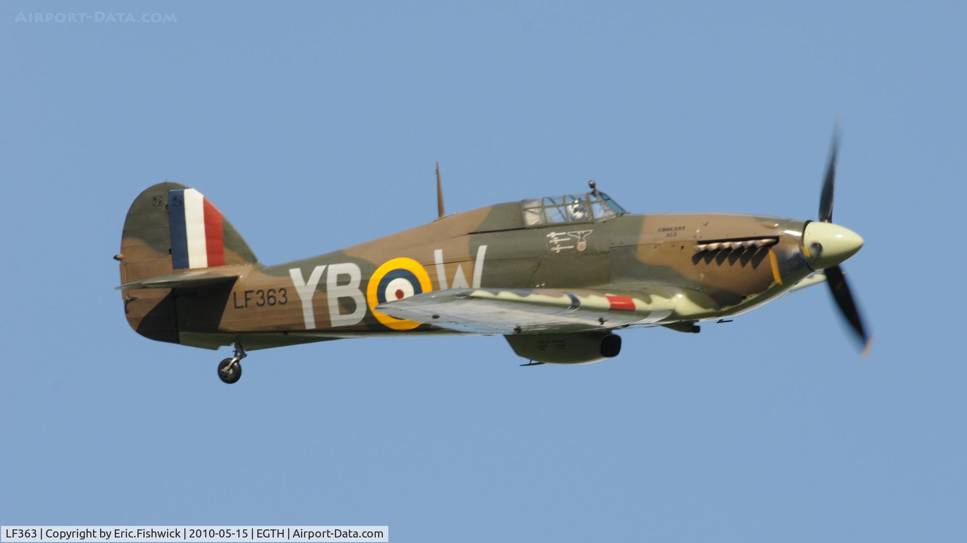 LF363, 1944 Hawker Hurricane IIC C/N 41H/469290, 42. FL363 BBMF Hurricane at Shuttleworth May Sunset Air Display
