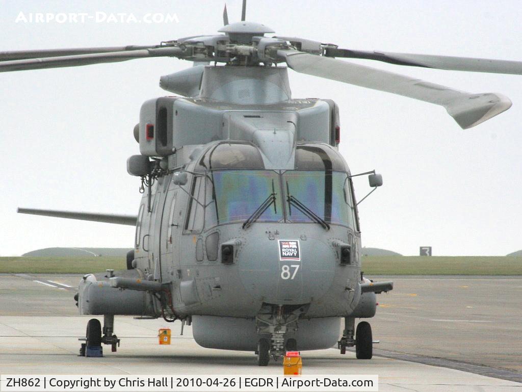 ZH862, 2002 AgustaWestland EH-101 Merlin HM.1 C/N 50171/RN42, Agusta Westland EH101 Merlin HM1, Royal Navy, 824 NAS