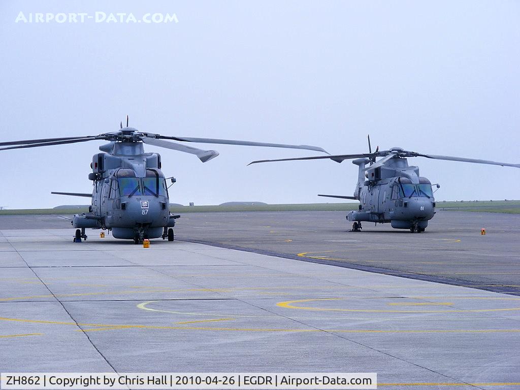 ZH862, 2002 AgustaWestland EH-101 Merlin HM.1 C/N 50171/RN42, Agusta Westland EH101 Merlin HM1, Royal Navy, 824 NAS with ZH840