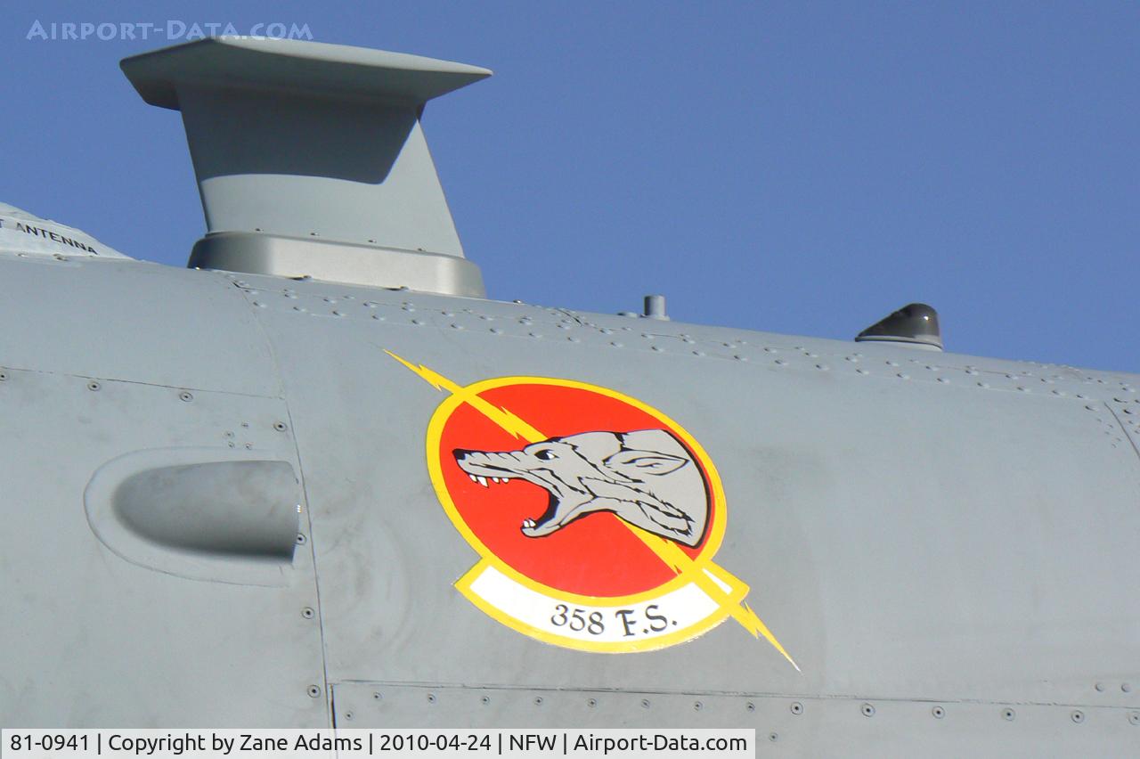 81-0941, 1981 Fairchild Republic A-10A Thunderbolt II C/N A10-0636, At the 2010 NAS-JRB Fort Worth Airshow