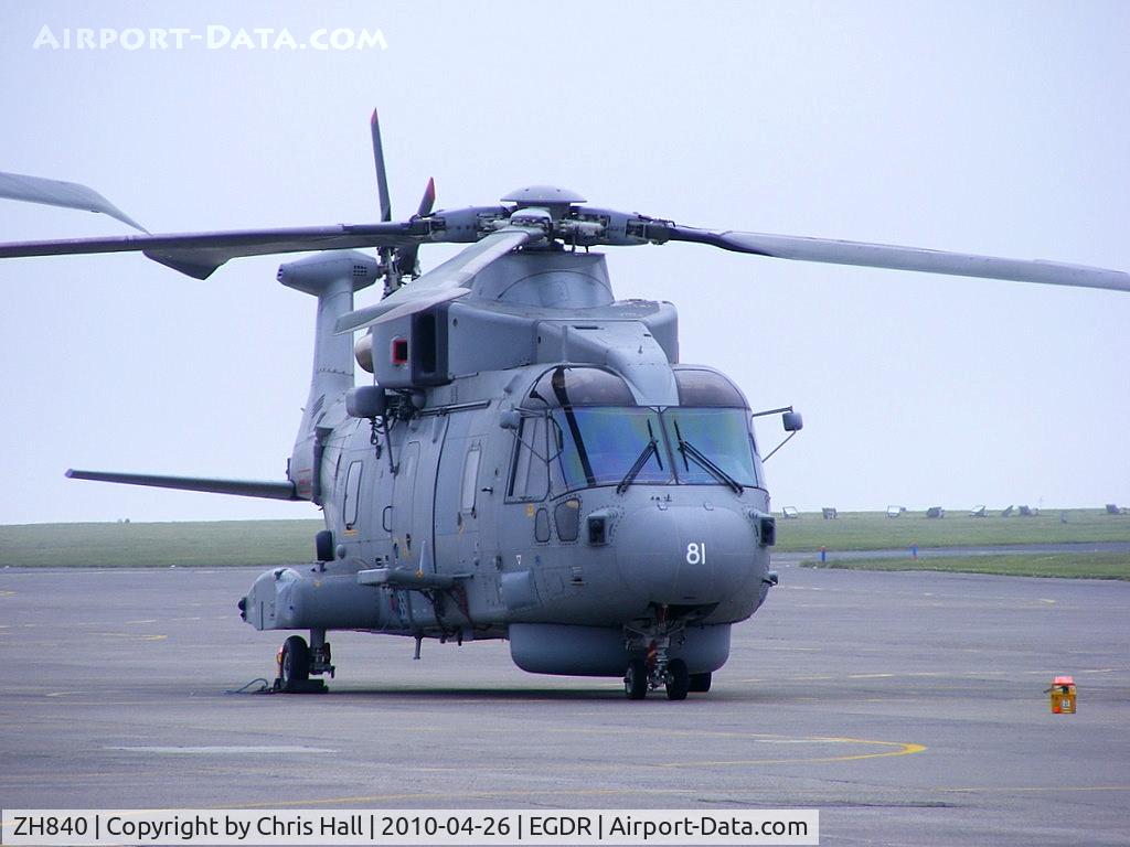 ZH840, AgustaWestland EH-101 Merlin HM1 (Mk111) C/N 50085/RN20, Agusta Westland EH101 Merlin HM1, Royal Navy, 824 NAS 
