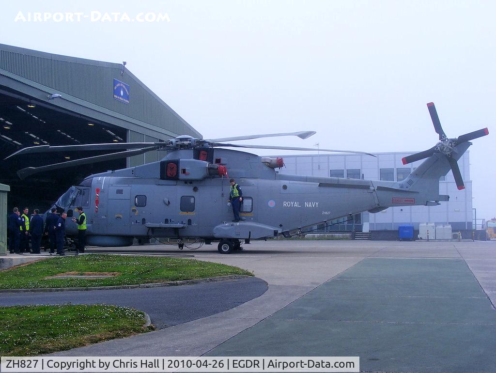 ZH827, 1998 AgustaWestland EH-101 Merlin HM.2 C/N 50037/RN07/MCSP20, Agusta Westland EH101 Merlin HM1, Royal Navy, 824 NAS 