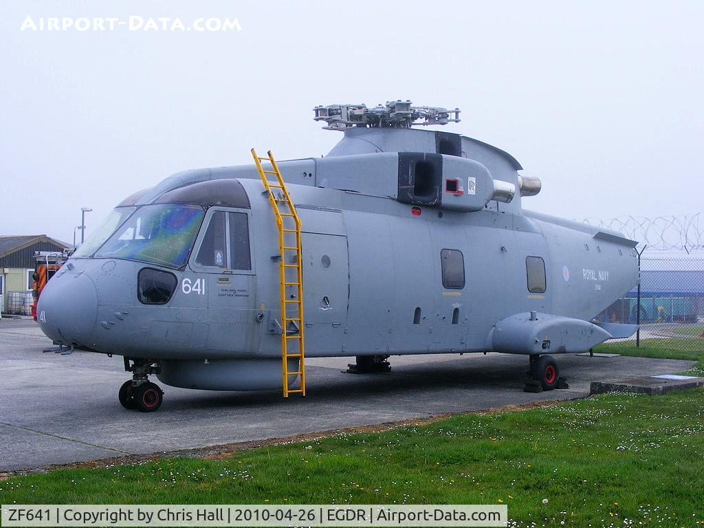 ZF641, 1987 AgustaWestland EH-101 C/N 50001/PP1, The first British development aircraft now with the School of Flight Deck Operations at RNAS Culdrose