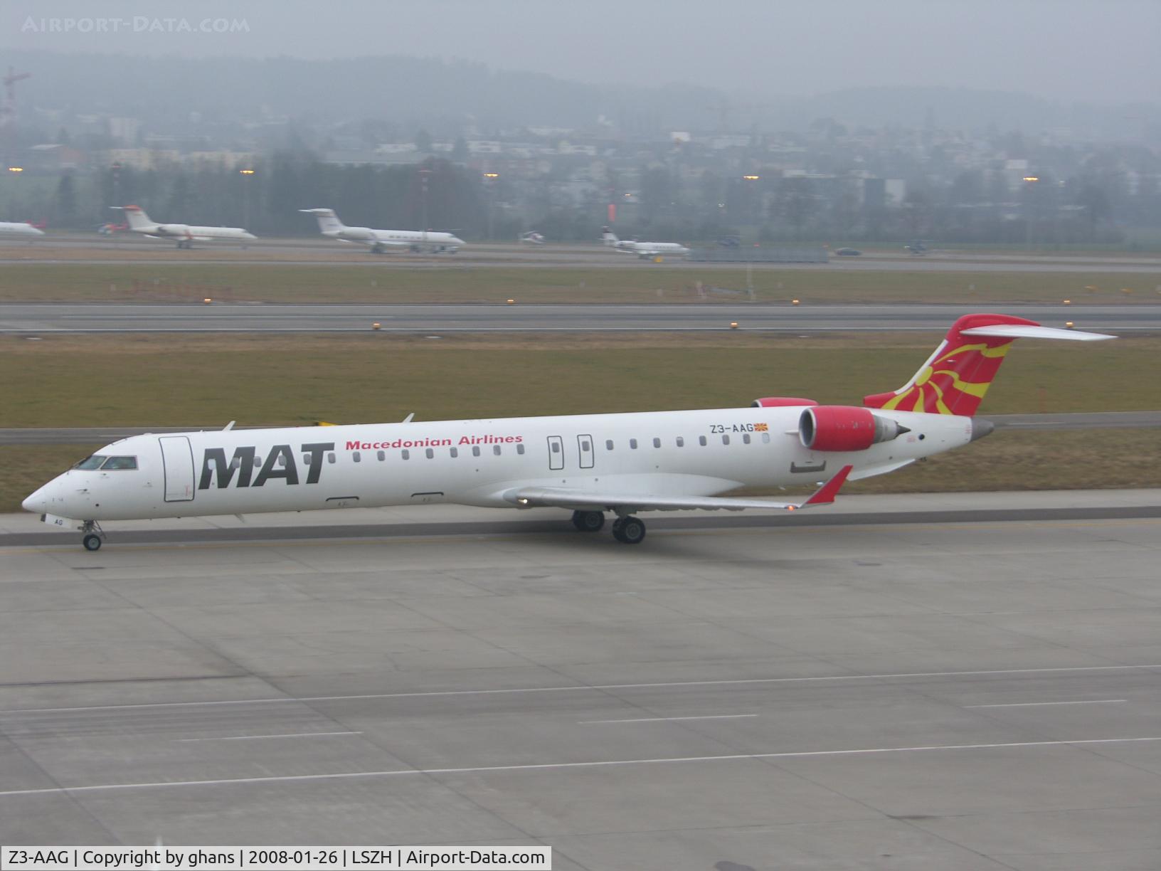 Z3-AAG, 2001 Bombardier CRJ-900LR (CL-600-2D24) C/N 15001, Just arrived from Macedonia
