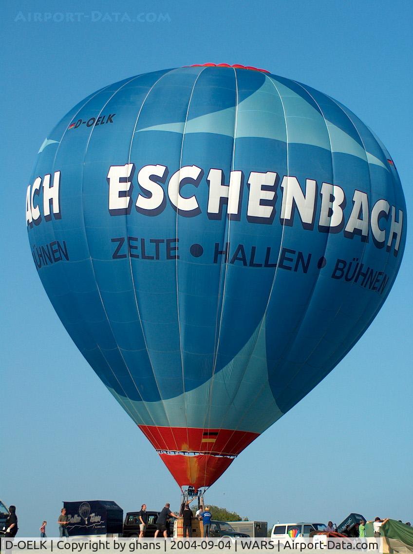 D-OELK, 1993 Schroeder Fire Balloons G.30 C/N 380, Eschenbach Zelte