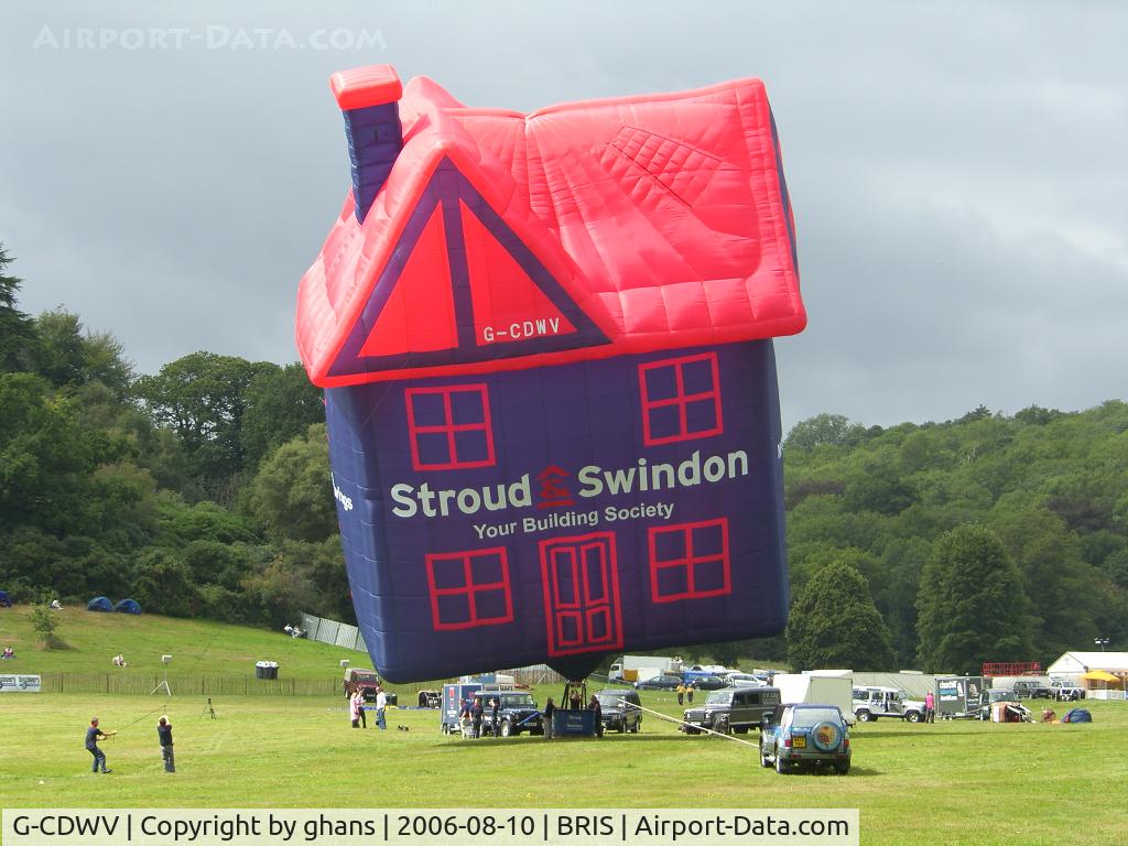 G-CDWV, 2006 Lindstrand Hot Air Balloons Ltd LBL HOUSE C/N 1089, Stroud & Swindon