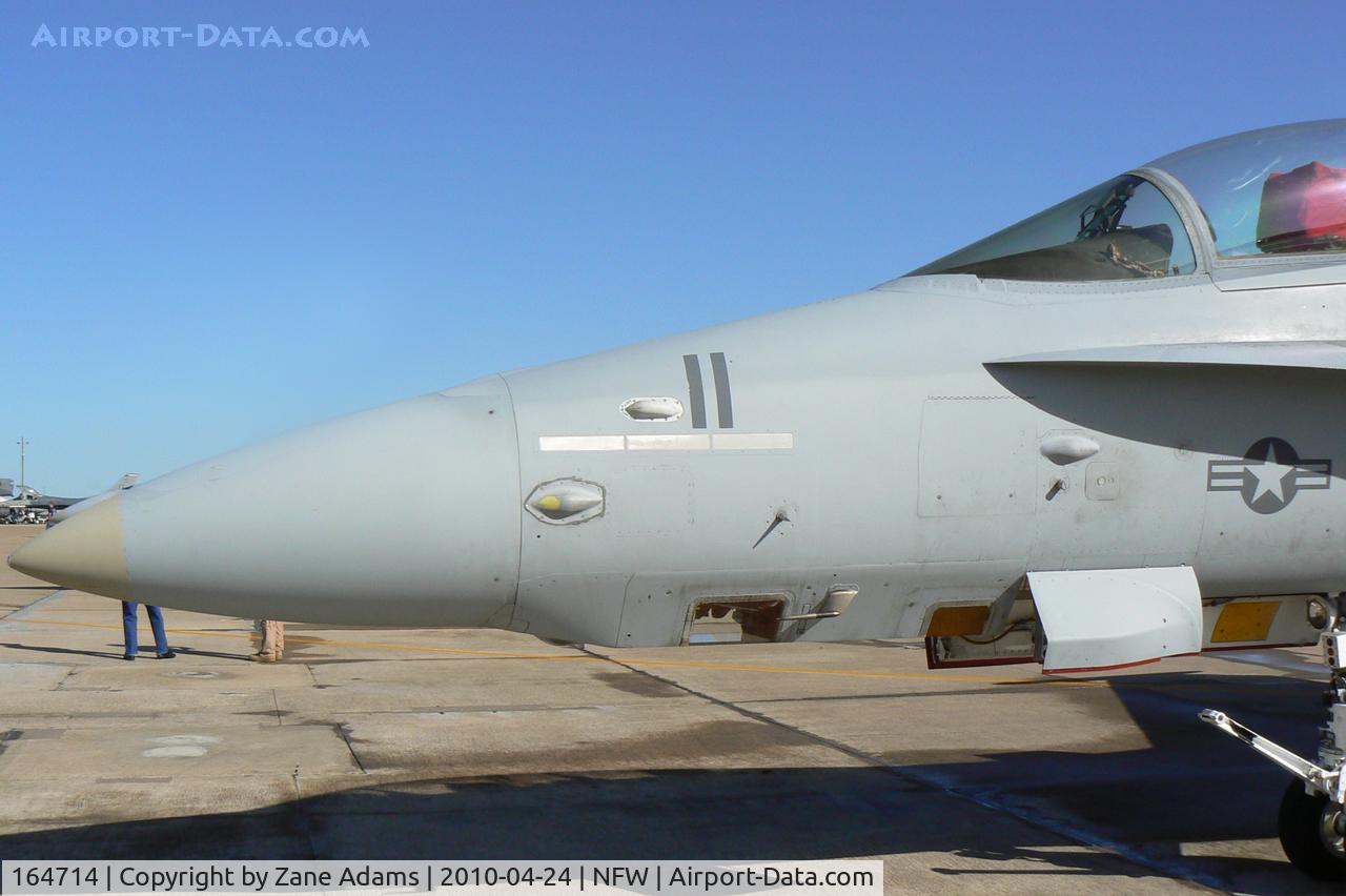 164714, McDonnell Douglas F/A-18D Hornet C/N 1159/D107, At the 2010 NAS-JRB Fort Worth Airshow - ATARS camera system