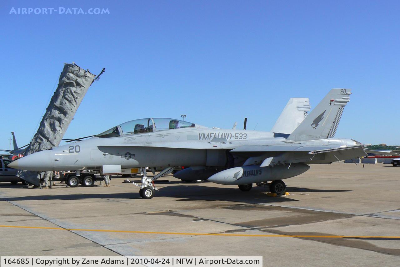 164685, McDonnell Douglas F/A-18D Hornet C/N 1118/D098, At the 2010 NAS-JRB Fort Worth Airshow