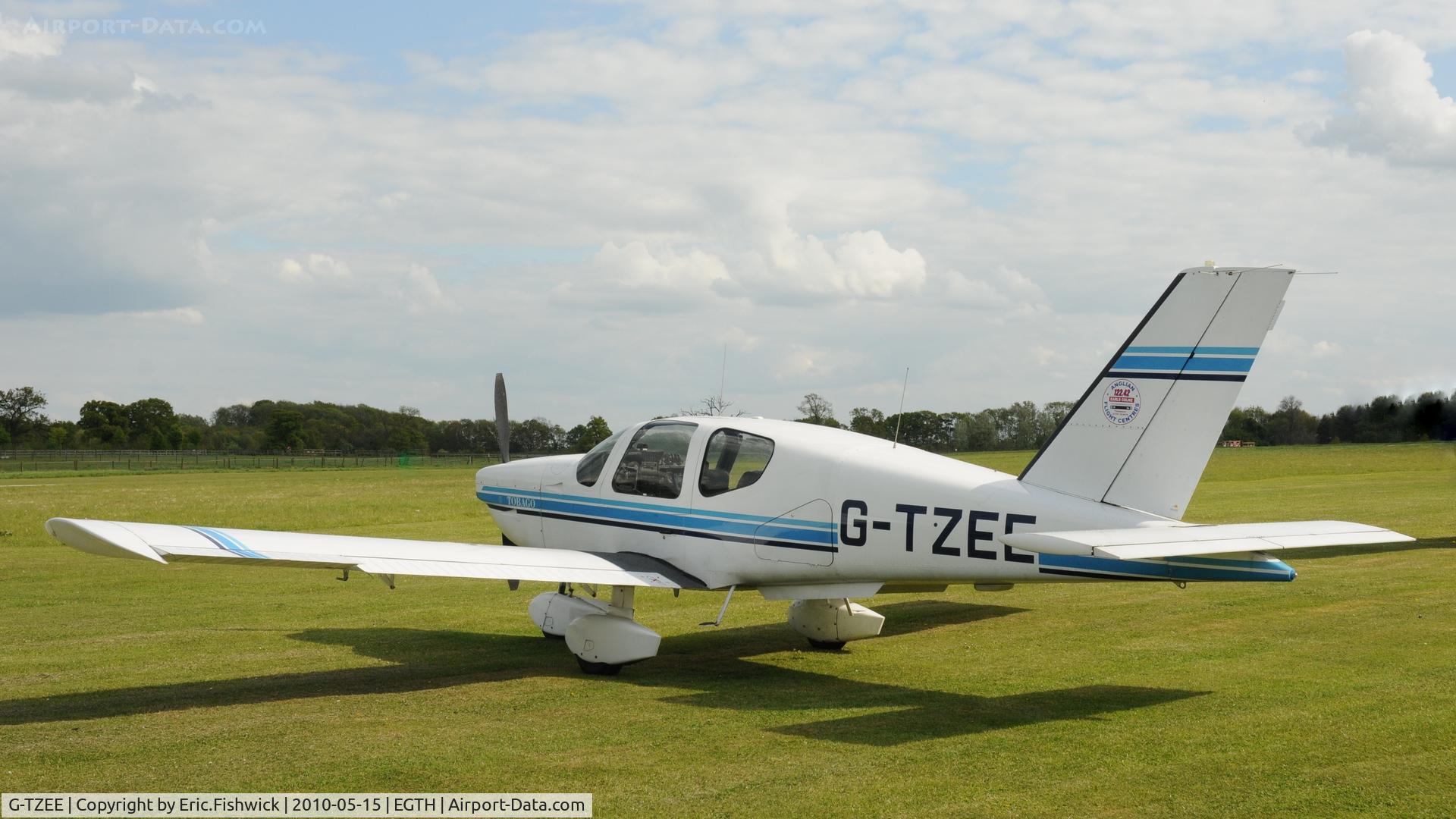 G-TZEE, 1987 Socata TB-10 Tobago C/N 727, 1. G-TZEE at Shuttleworth May Sunset Air Display