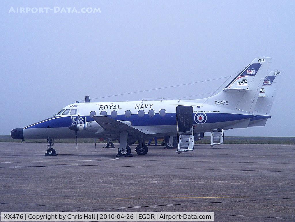 XX476, 1978 Scottish Aviation Jetstream T.2 (HP-137) C/N 216, 750 Naval Air Squadron Wing, Based at RNAS Culdrose