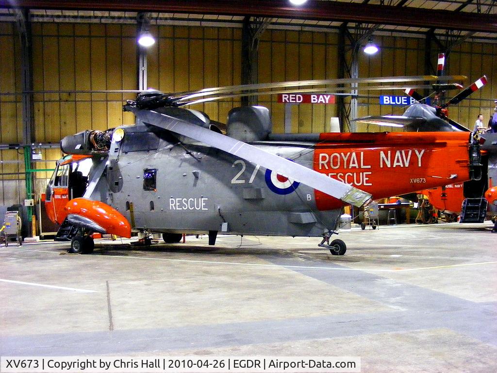XV673, 1970 Westland Sea King HU.5 C/N WA661, Westland Sea King HU.5SAR, Royal Navy, 771NAS