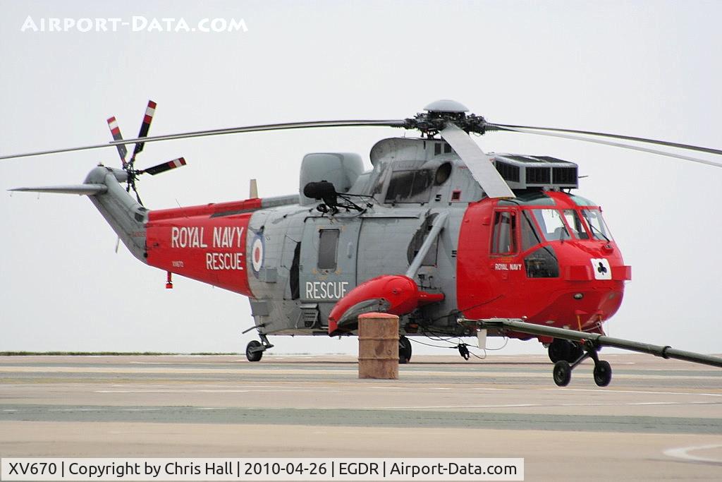XV670, 1970 Westland Sea King HU.5 C/N WA658, Westland Sea King HU.5SAR, Royal Navy, 771NAS