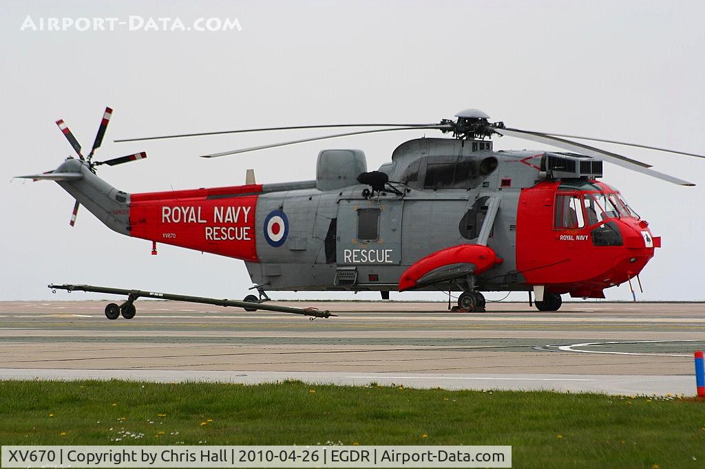 XV670, 1970 Westland Sea King HU.5 C/N WA658, Westland Sea King HU.5SAR, Royal Navy, 771NAS