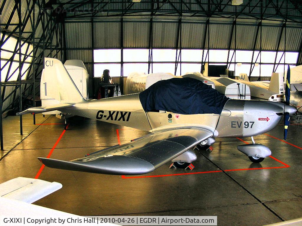 G-XIXI, 2007 Cosmik EV-97 TeamEurostar UK C/N 2938, in the GA hangar at Culdrose
