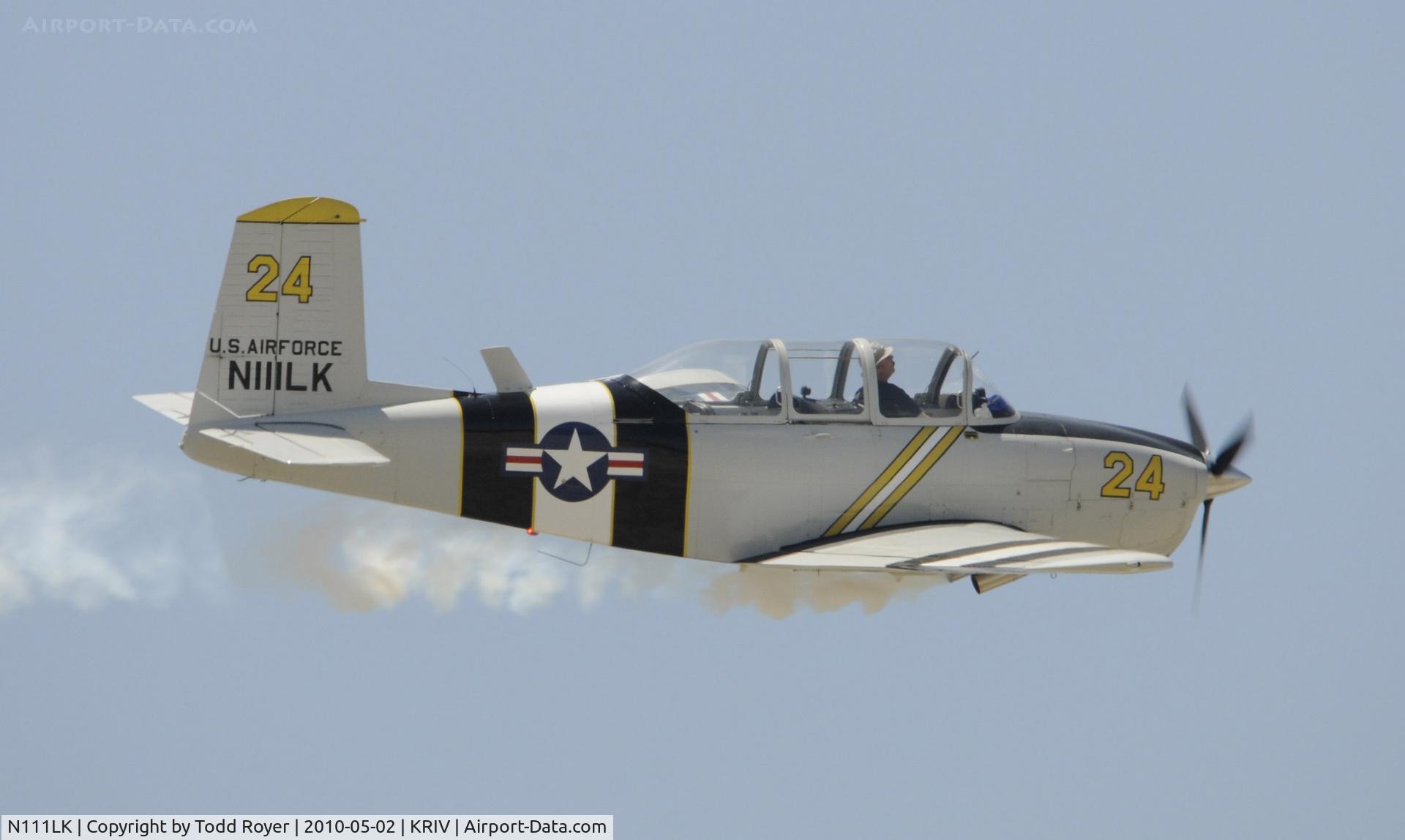 N111LK, 1955 Beech A45 C/N G-724, March Field Airfest 2010