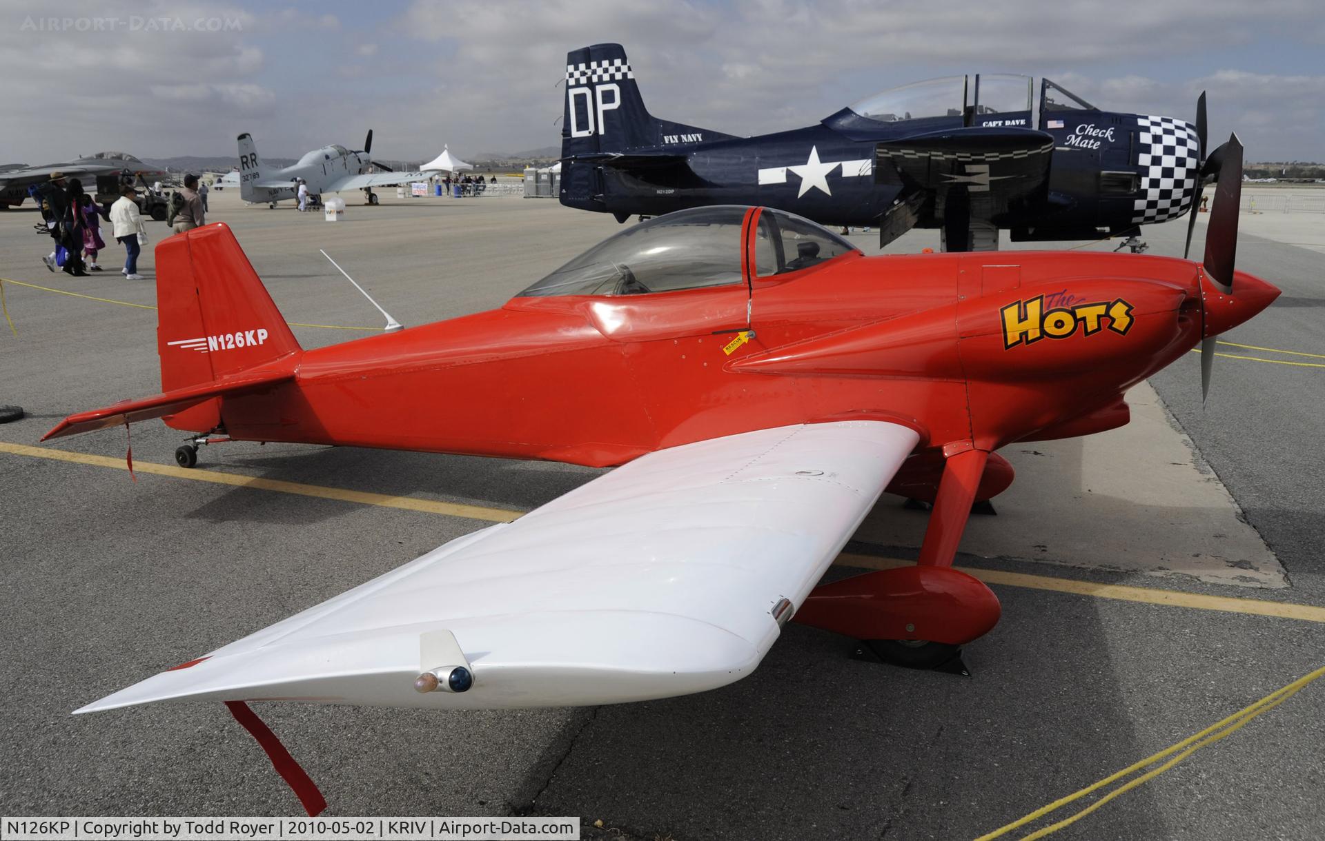 N126KP, 1980 Vans RV-3 C/N 470, March Field Airfest 2010