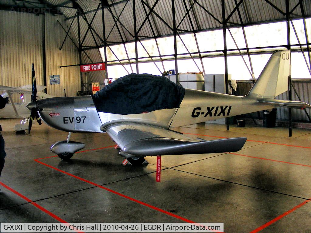 G-XIXI, 2007 Cosmik EV-97 TeamEurostar UK C/N 2938, in the GA hangar at Culdrose