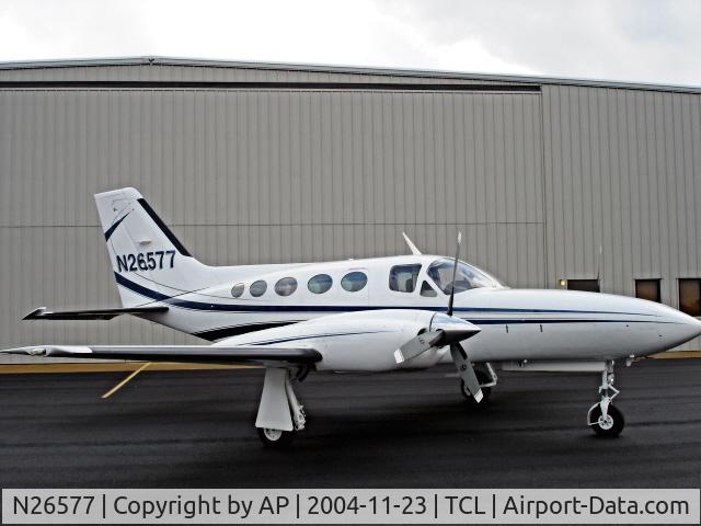N26577, 1980 Cessna 421C Golden Eagle C/N 421C0818, On Ramp at TCL