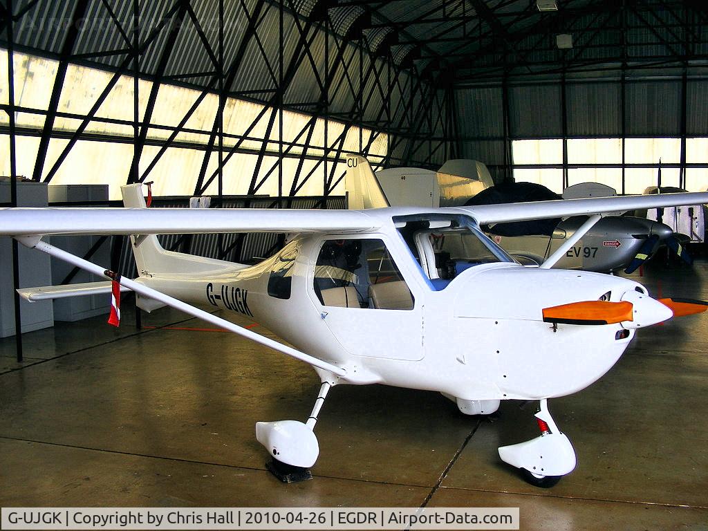 G-UJGK, 2001 Jabiru UL-450 C/N PFA 274A-13558, in the GA hangar at Culdrose