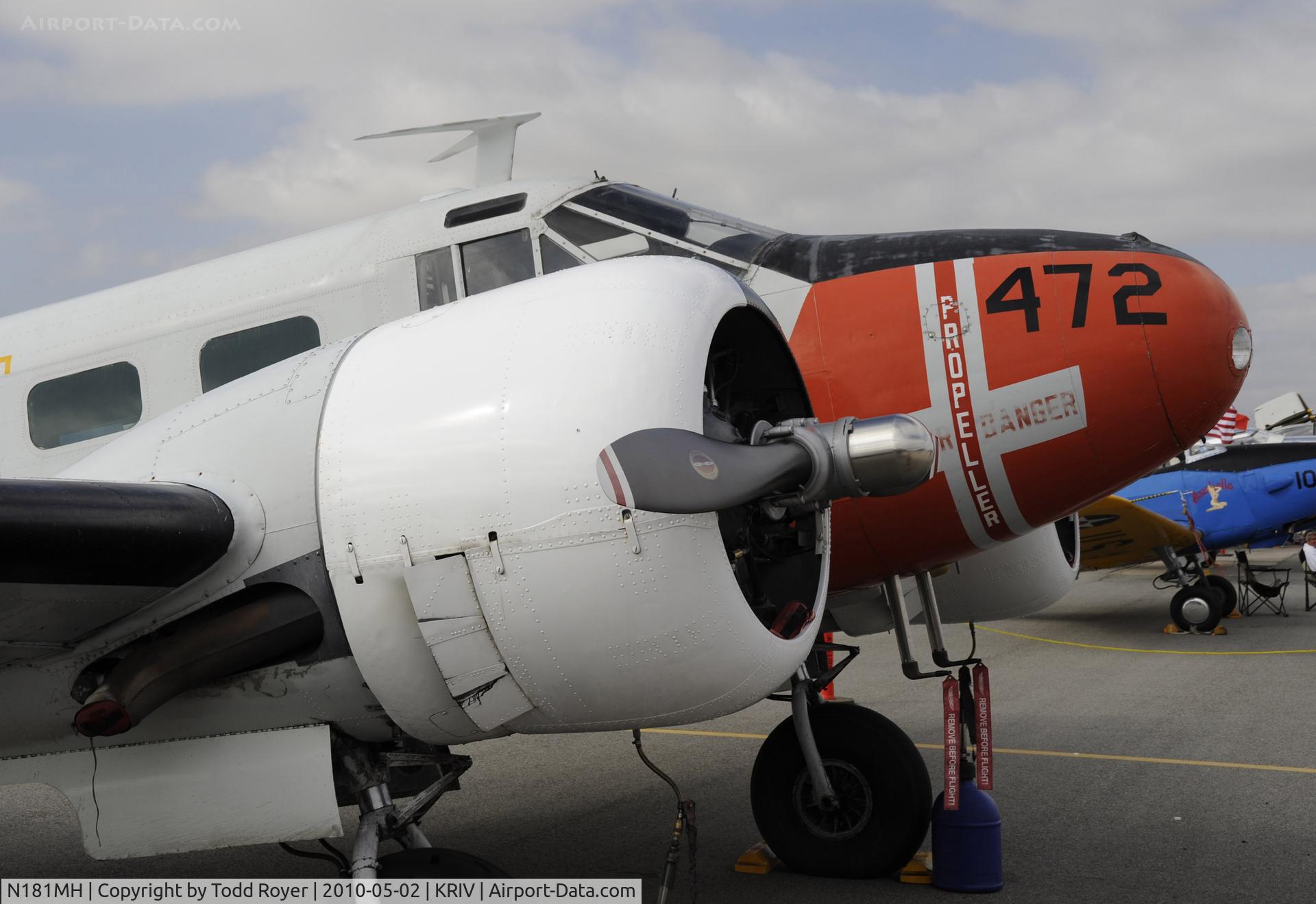 N181MH, 1951 Beech C-45H Expeditor C/N AF-29, March Field Airfest 2010