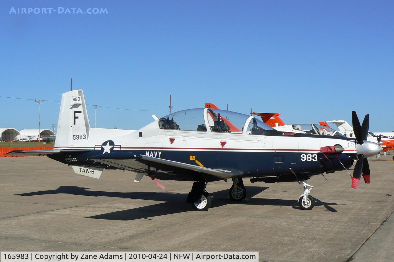 165983, 2006 Raytheon T-6A Texan II C/N PT-147, At the 2010 NAS-JRB Fort Worth Airshow